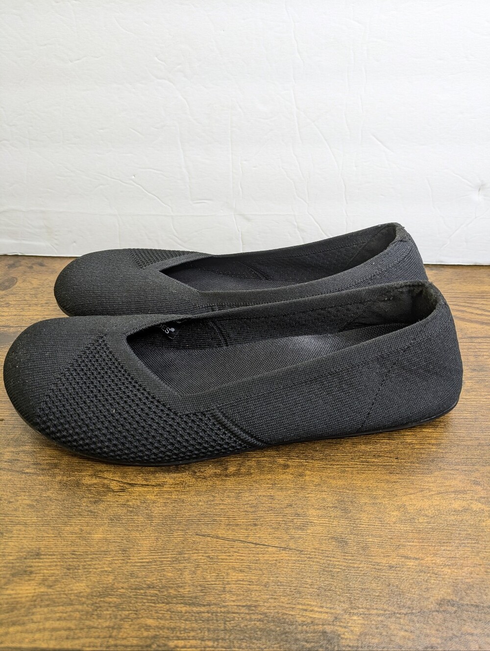 Xero Shoes Phoenix Knit Ballet Flats 9 Black Slip On Lightweight Casual Minimali - Picture 3 of 10